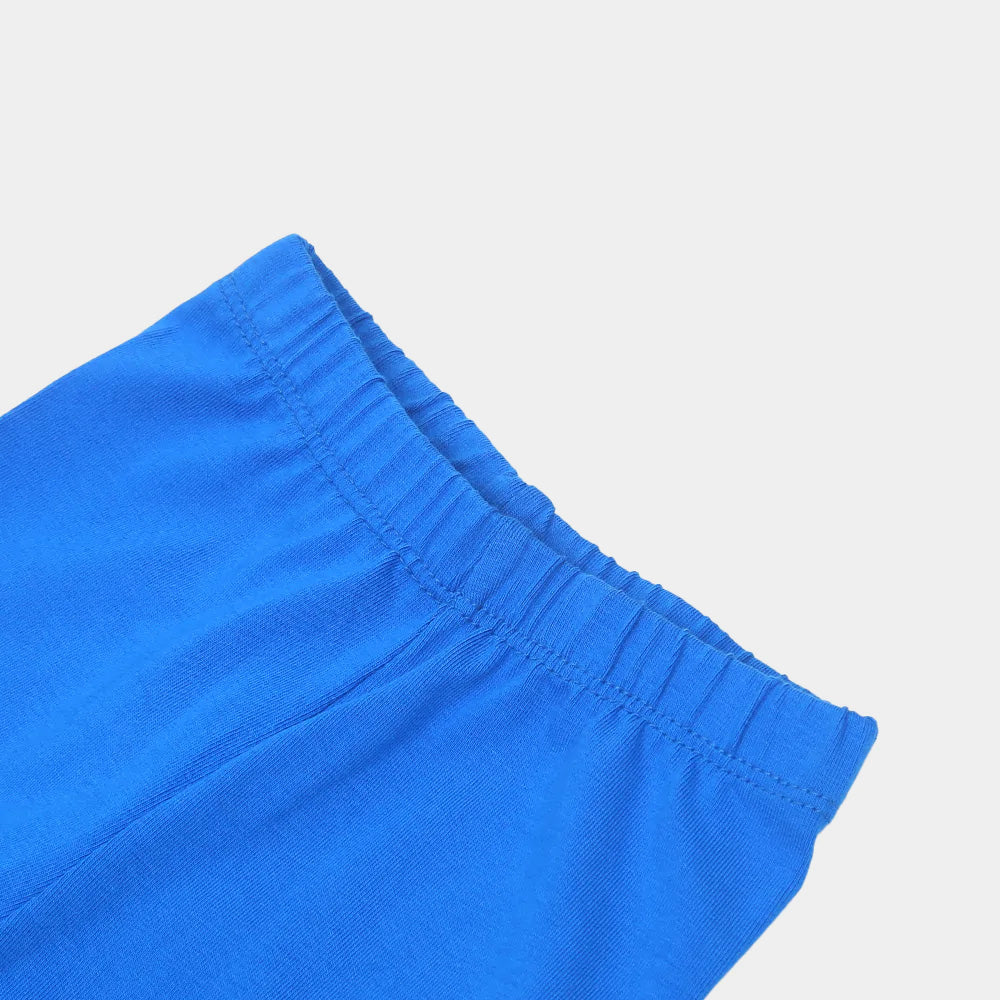 Infant Girls Plain Tights - Indigo Blue