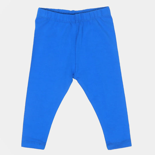 Infant Girls Plain Tights - Indigo Blue