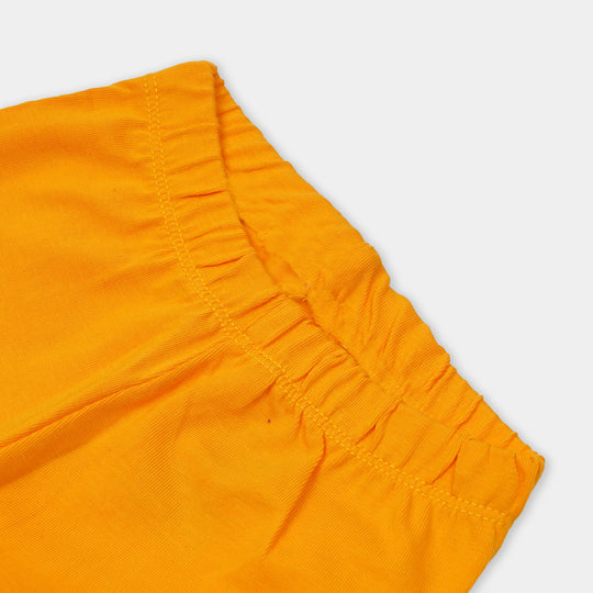 Girls Basic Tights - Saffron