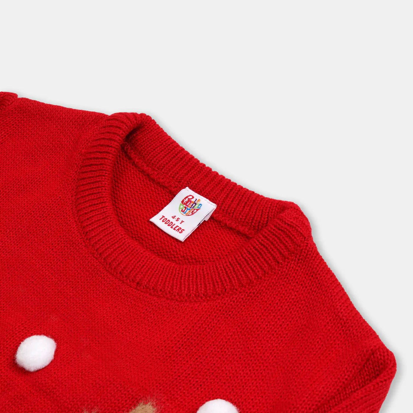 Girls Sweater Deer - Red