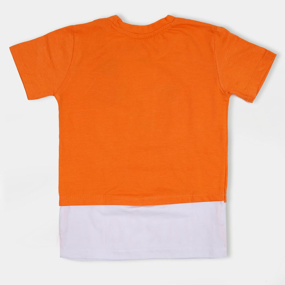 Boys T-Shirt Roar Some E-C - ORANGE