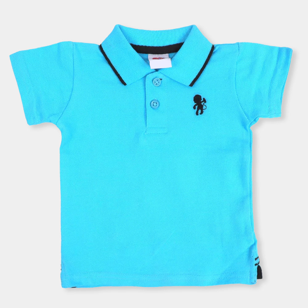 Boys Basic Polo - Blue