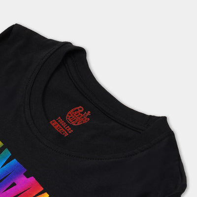Boys T-Shirt F/S  Colors - Jet-Black