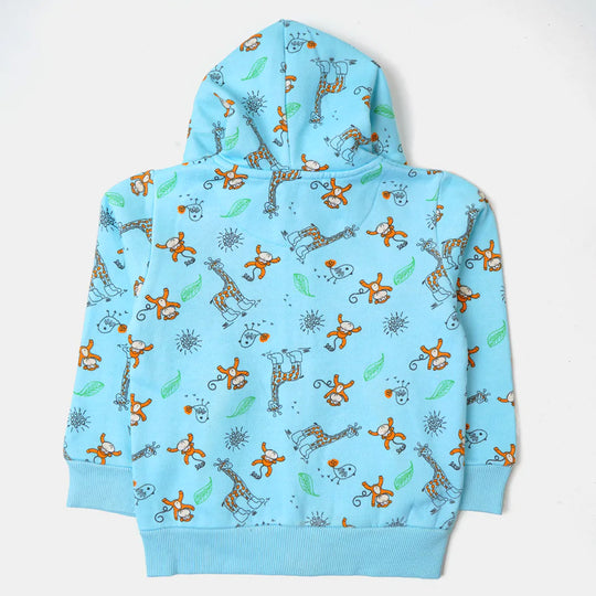 Boys Jacket Monkey - Sky Blue