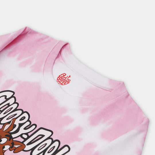 Girls T-Shirt F/S Character - Tie Dye