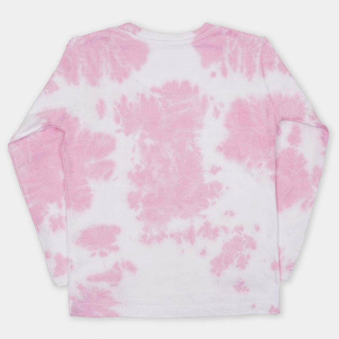 Girls T-Shirt F/S Character - Tie Dye
