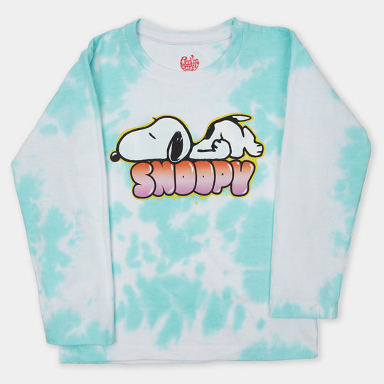 Girls T-Shirt F/S Sleepy - Tie Dye