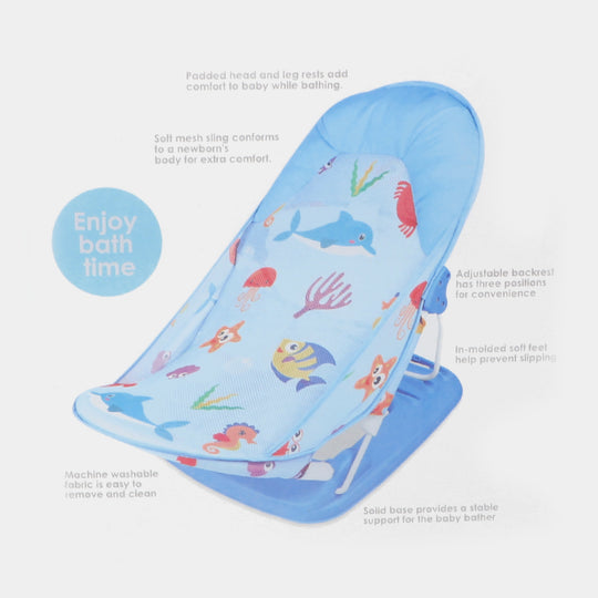 Foldable Deluxe Baby Bather - Blue