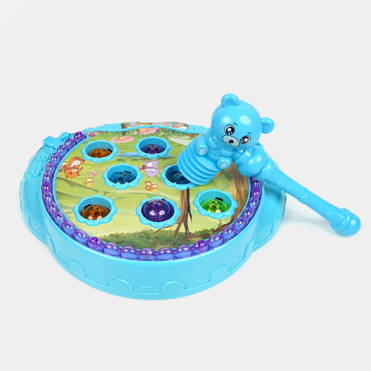 Hammer Crazy Hamster Game Baby For kids - Blue