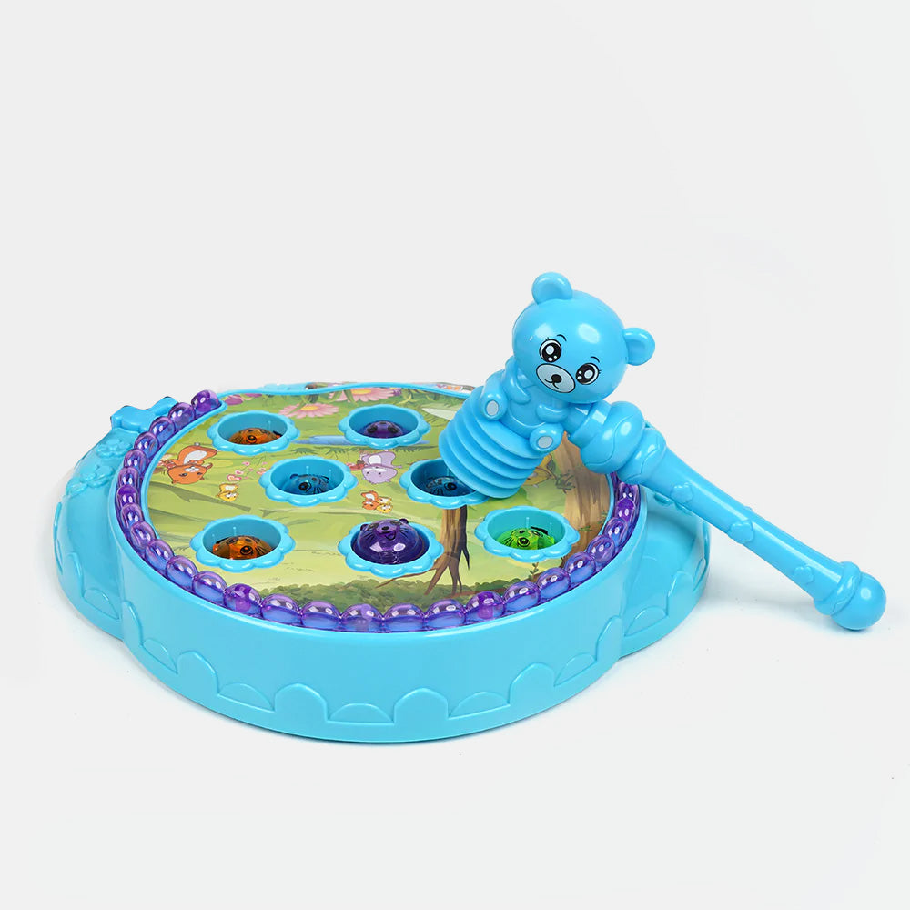 Hammer Crazy Hamster Game Baby For kids - Blue