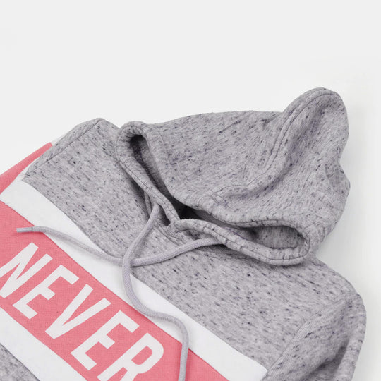 Girls 2 Pcs Suit Never Stop - GREY