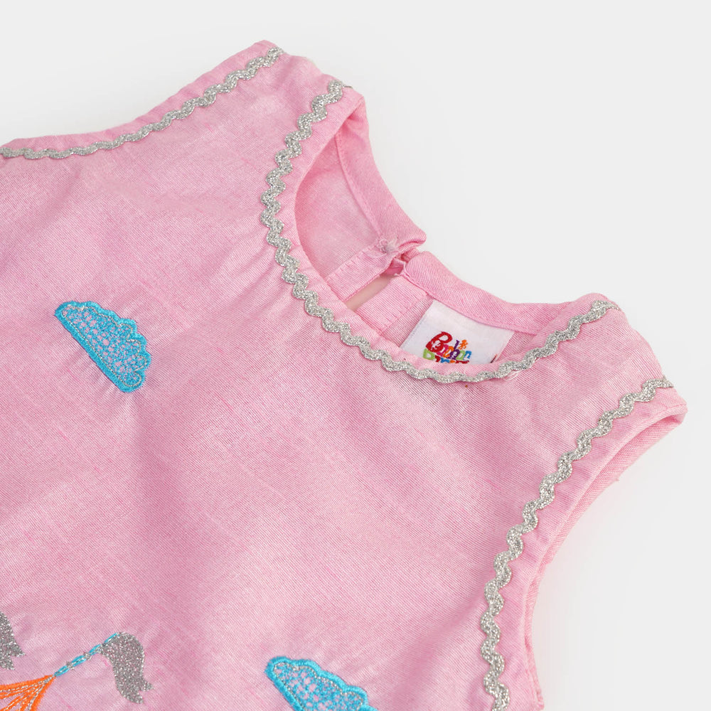 Infant Girls Cotton 2Pcs Little Princess - LT.Pink