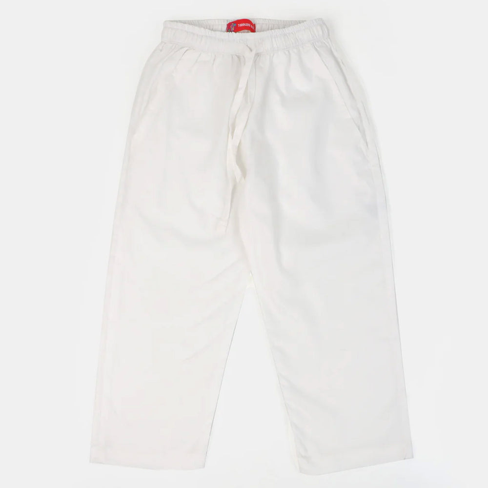 Boys Pocket Pajama - White