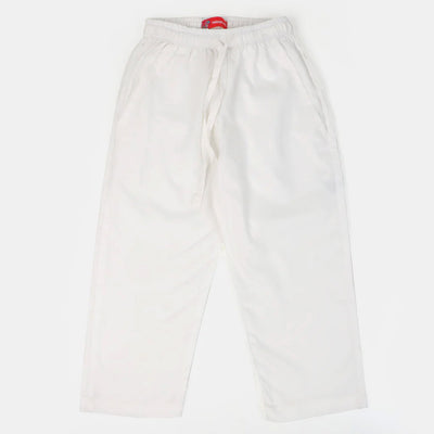 Boys Pocket Pajama - White