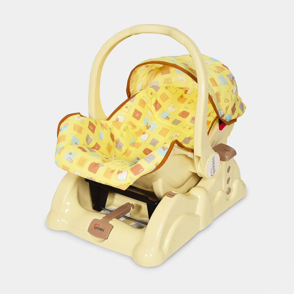 Tinnies Carry Cot With Rocking T003 Beige
