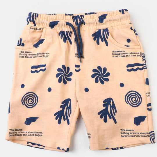 Boys Terry Short Hawai | Creme