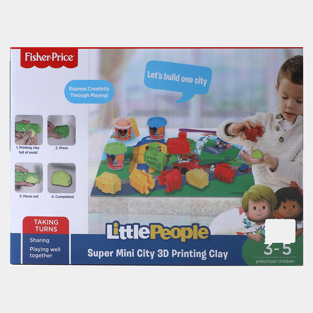 Fisher Price Super City 3D Clay Play Set