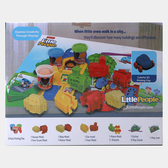 Fisher Price Super City 3D Clay Play Set