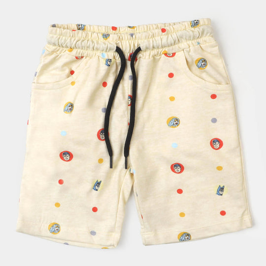 Boys Terry Short Character - Cream