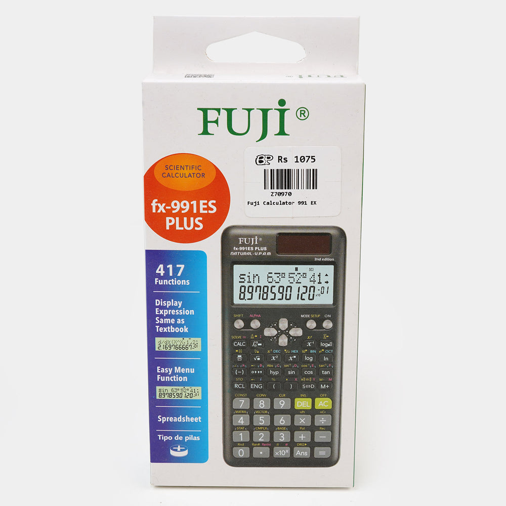 Fuji Calculator Black