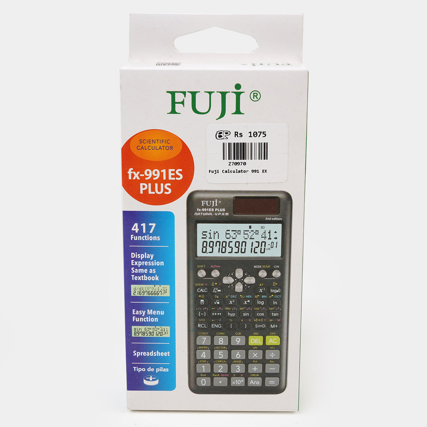 Fuji Calculator Black