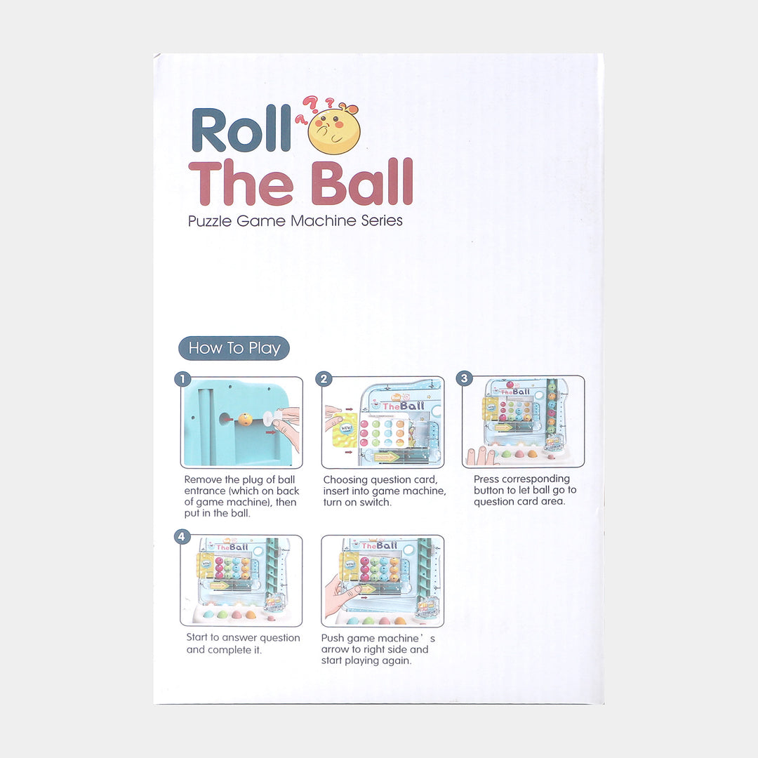 Roll The Ball Machine Board Game For Kids