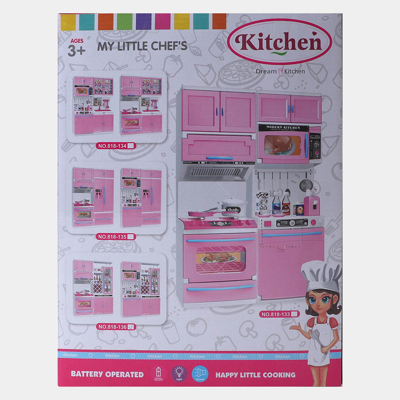 Little Cooking Kitchen Set Design For Kids