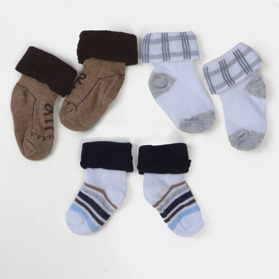 Infant Baby 3 Pair Socks | 0-12M