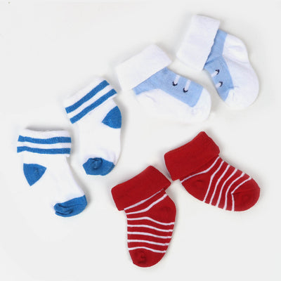 Infant Baby 3 Pair Socks | 0-12M