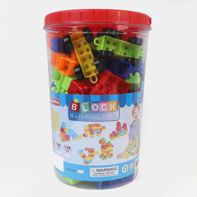 Kids Building Blocks Set Bucket| 170PCs