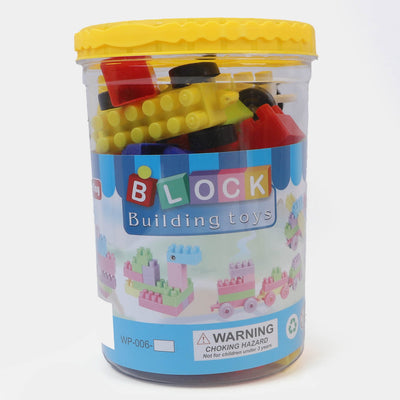 Kids Building Blocks Set Bucket | 55 PCs