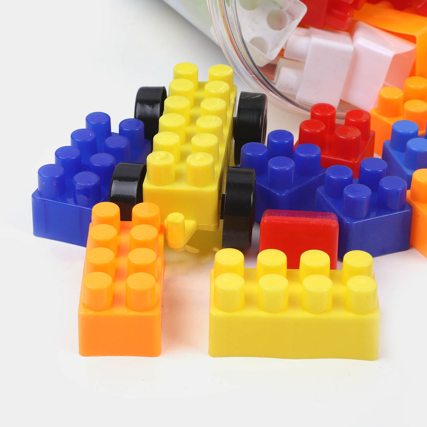 Kids Building Blocks Set Bucket | 55 PCs