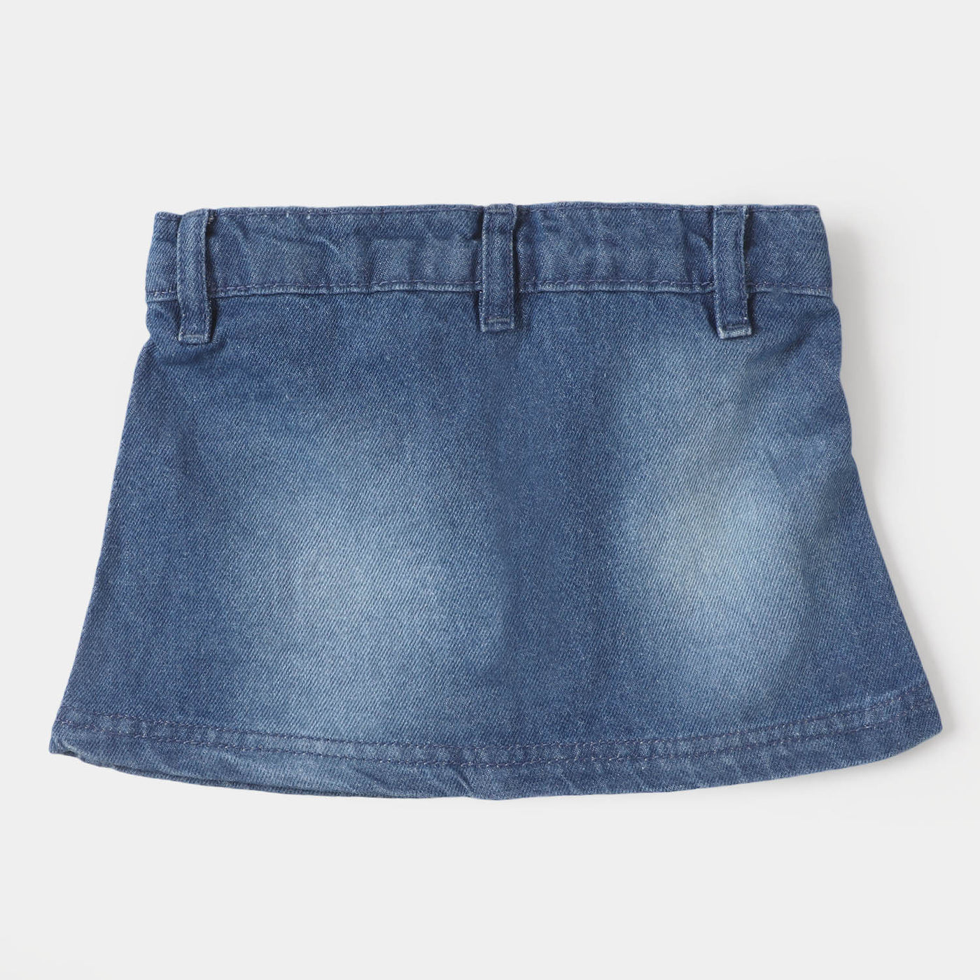 Infant Girls Denim Skirt Reverse Star - Mid Blue