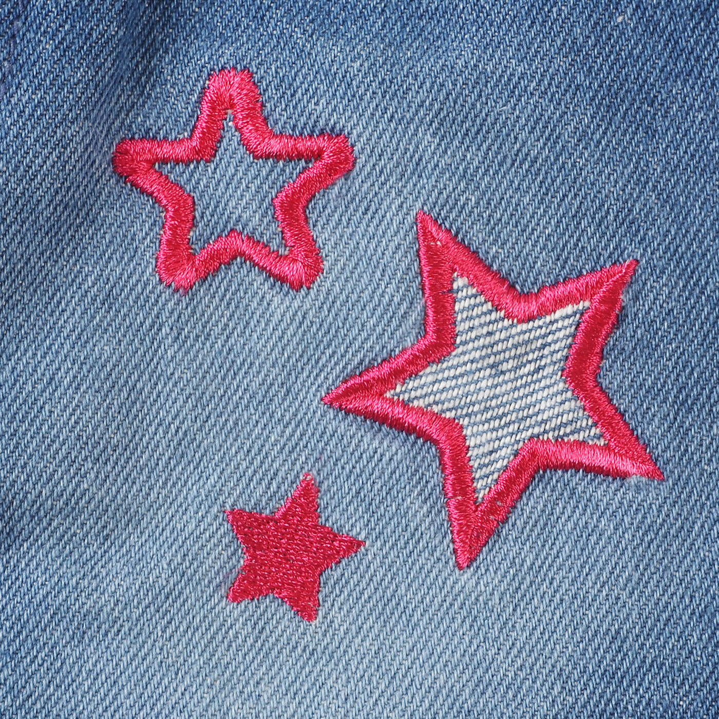 Infant Girls Denim Skirt Reverse Star - Mid Blue