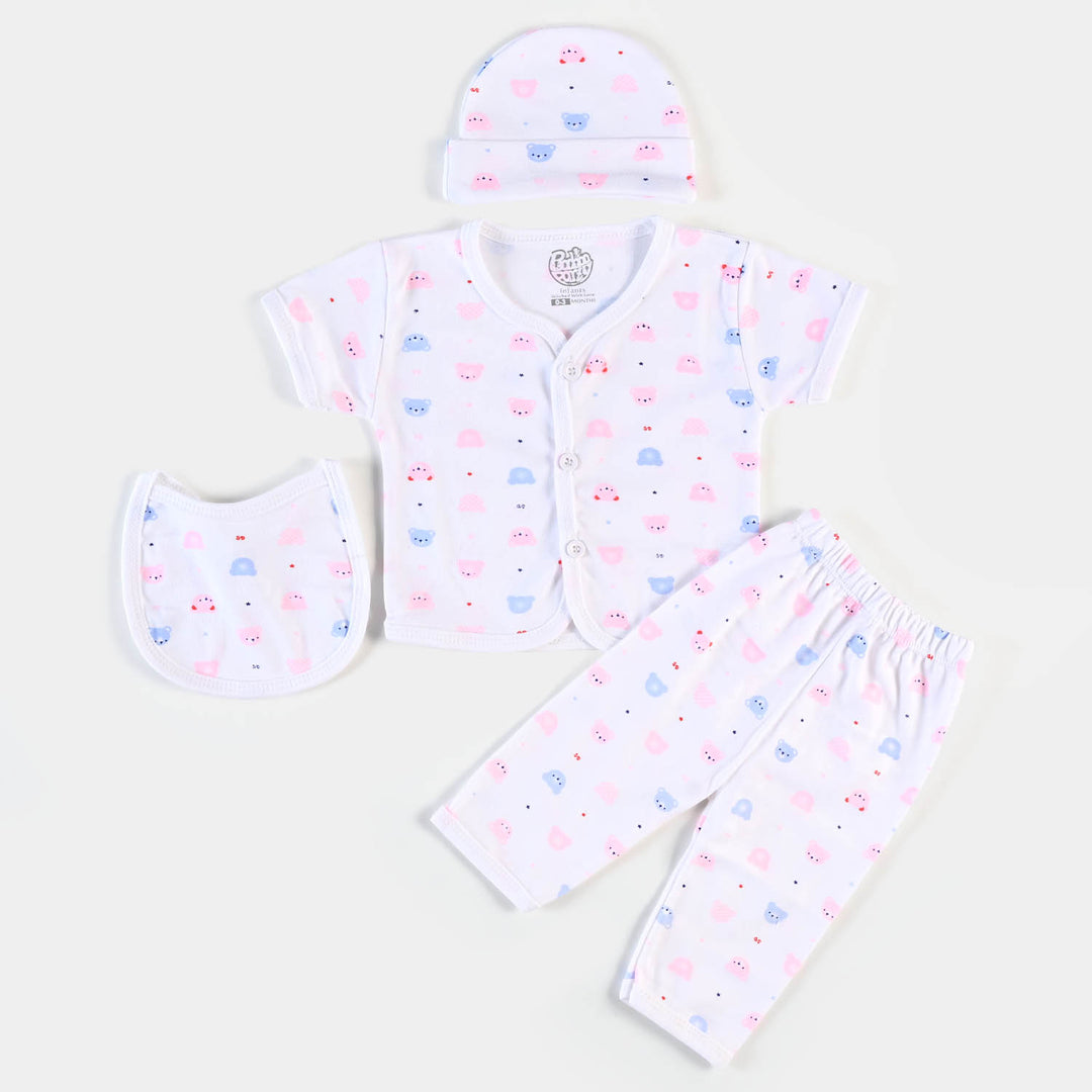 Infant Baby Cotton Summer Suit 4PCs