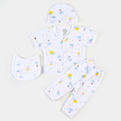 Infant Baby Cotton Summer Suit 4PCs