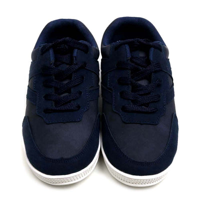 Casual Lace Up Sneakers For Boys - Navy