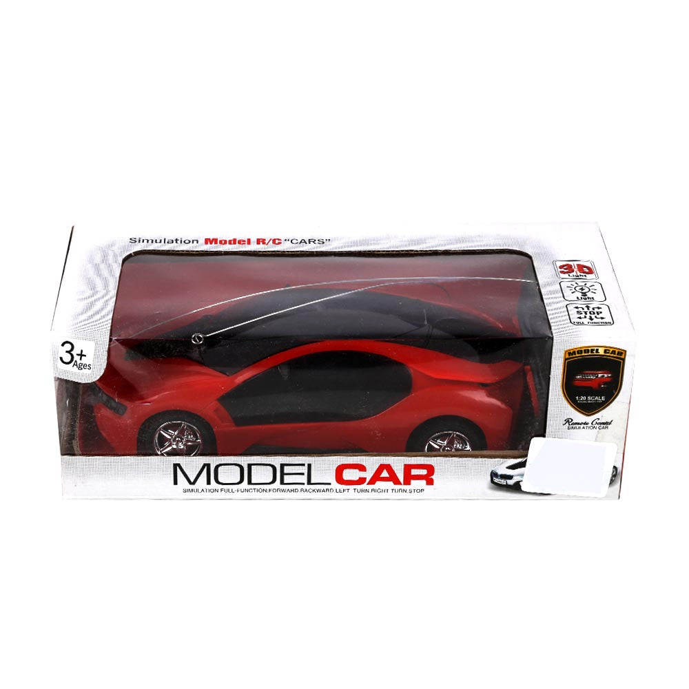 Stylish Remote Control Model Car - Red (888-3D)