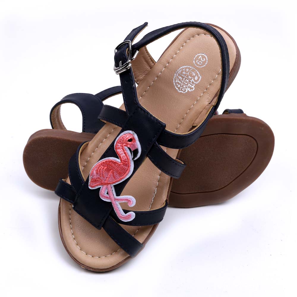 Flamingo Sandals For Girls - Navy (2020-29)