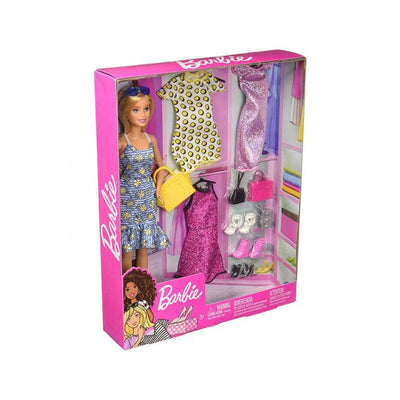 Wardrobe Barbie Doll Set (GDJ40)