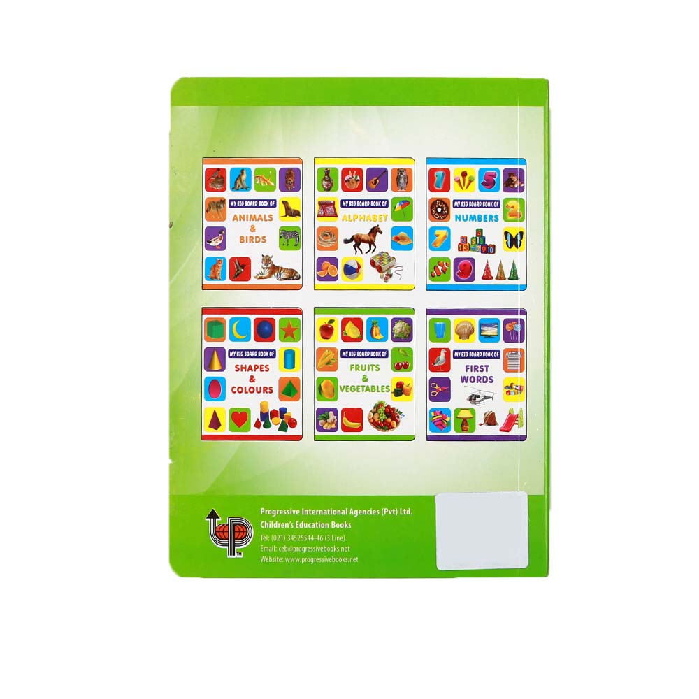 My Big Board Fruits & Vegetables Book For Kids - (SB-10)