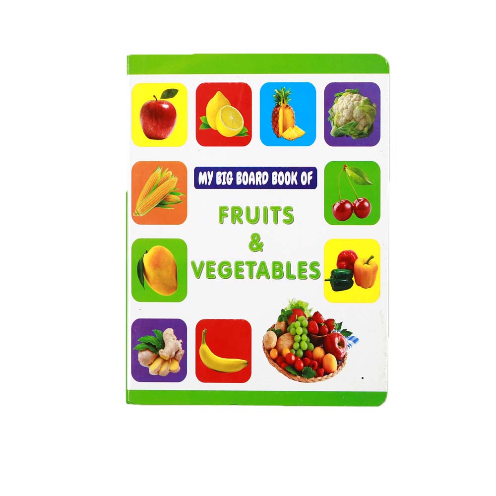 My Big Board Fruits & Vegetables Book For Kids - (SB-10)