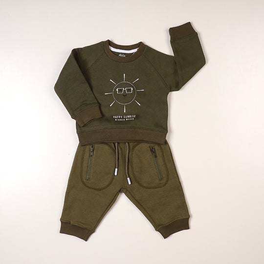 Boys Suit 2 PCs - Chive