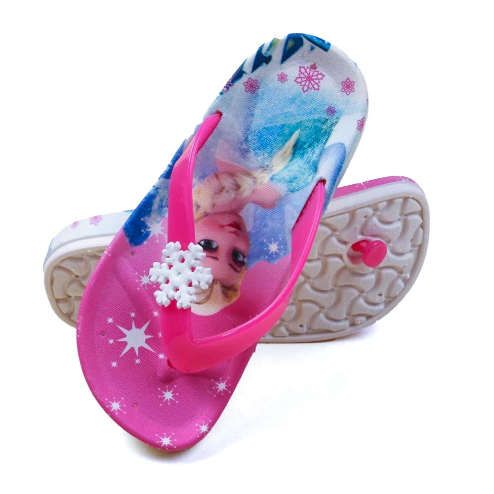 Character Slippers For Girls - Fuchsia