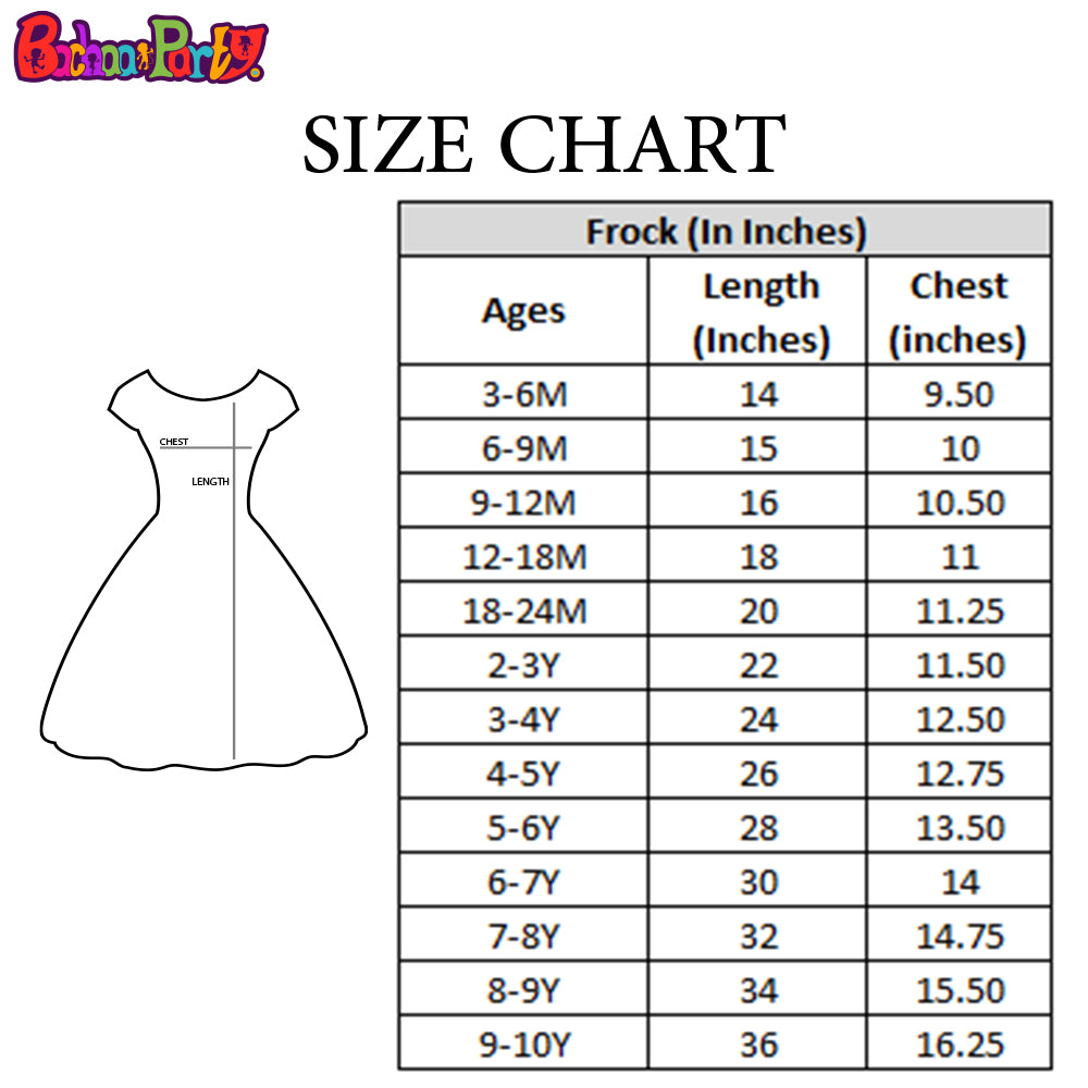 Infant Girls Frock Fancy Shining Star - Pink