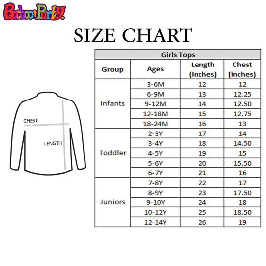 Girls Digital Print Casual Top  - Multi