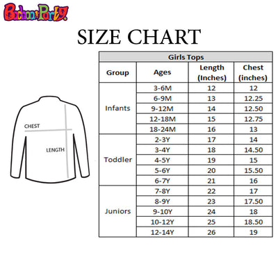 Infant Girls Casual Top Character - Multi