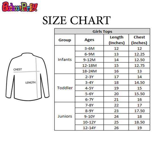 Infant Girls Digital Print Casual Top - Multi