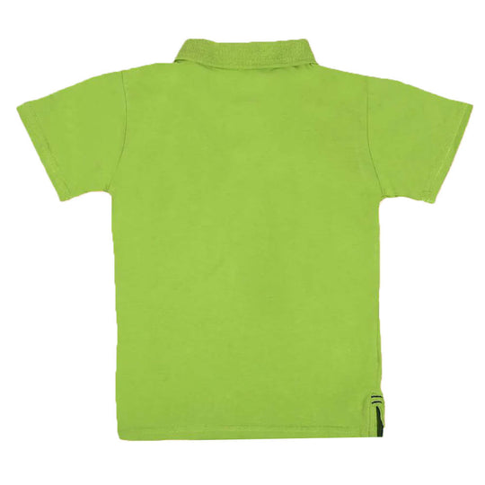 Infants Boys Polo Plain Jersey - Sea Green