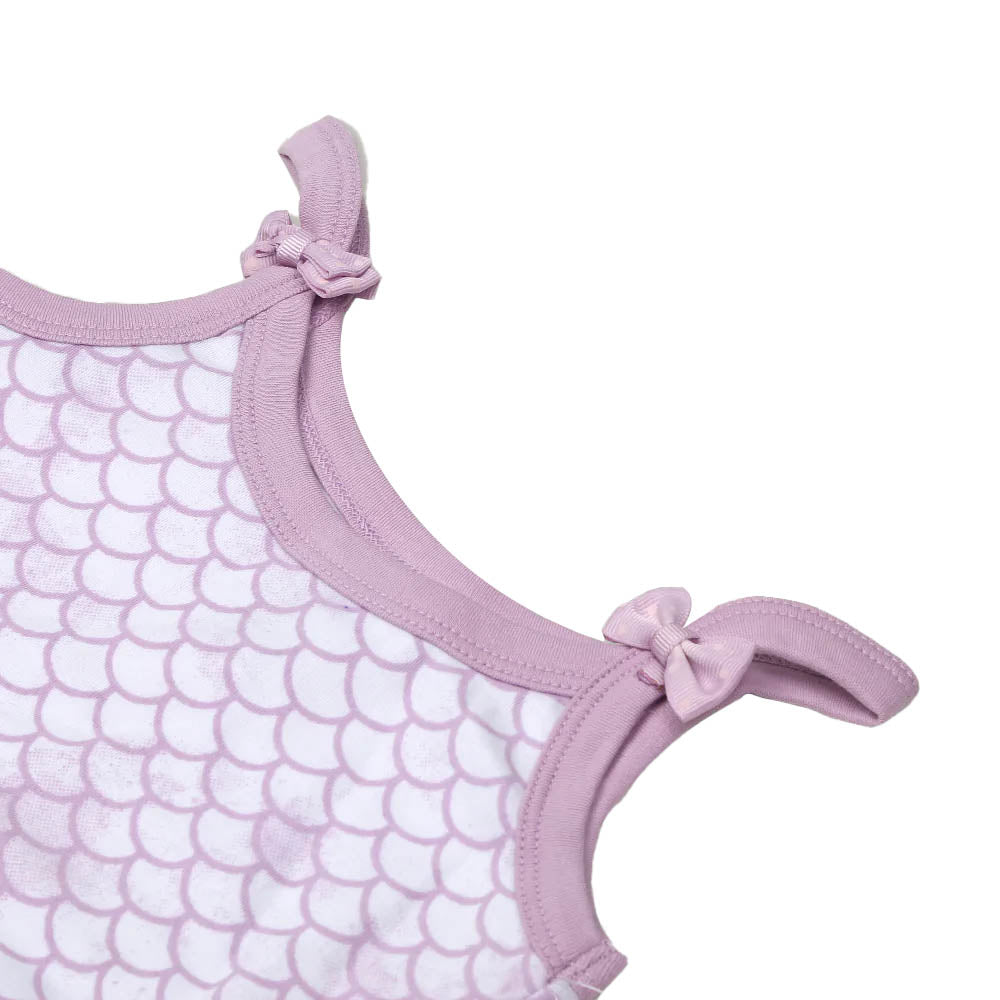 Mermaid Fashion Romper For Girls - Lilac (IS-30)